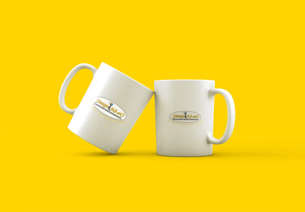 Mugs personnalisés sérigraphiés Diaaya
